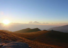 The golden hour. Olympus. Kakkalos Refuge C. Greece.