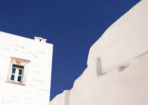 Marshmallow buildings. Amorgos. Greece.
